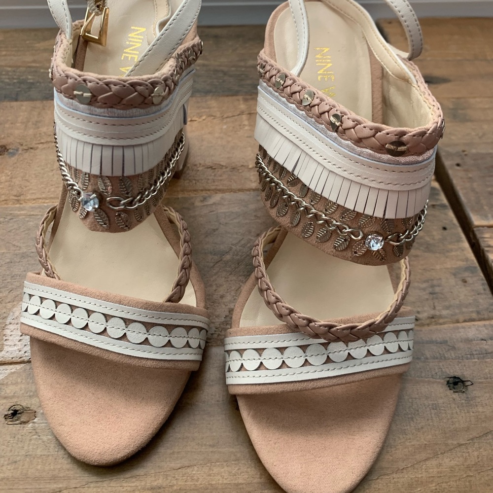 Pretty nude heels for sale.